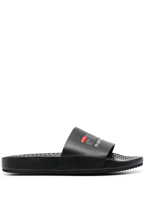 10 CORSO COMO x Fila polka-dot slides - Black