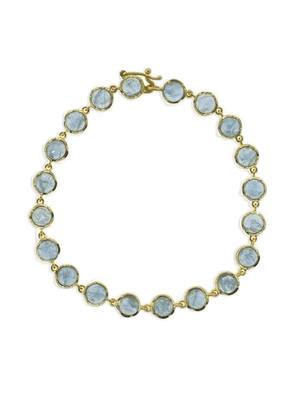 Irene Neuwirth 18K yellow gold Classic Link aquamarine bracelet
