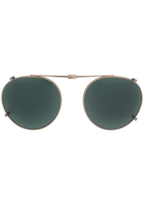 Garrett Leight clip on sunglasses - Metallic