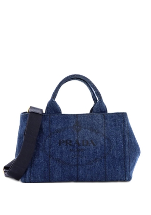 Prada Pre-Owned Canapa Convertible Denim Mini tote bag - Blue