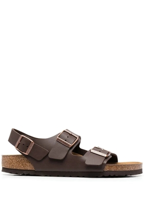 Birkenstock Milano double-buckle sandals - Brown