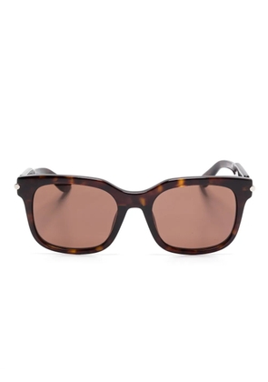 Alexander McQueen Eyewear square-frame sunglasses - Brown