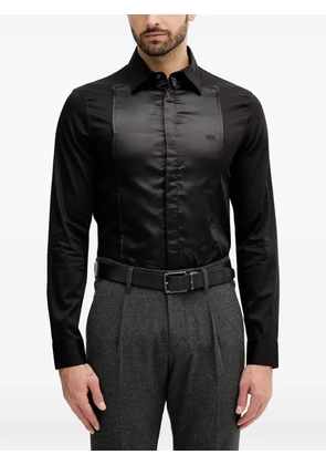 Armani Exchange logo-detail shirt - Black