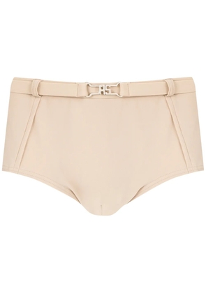 Amir Slama belted trunks - Neutrals