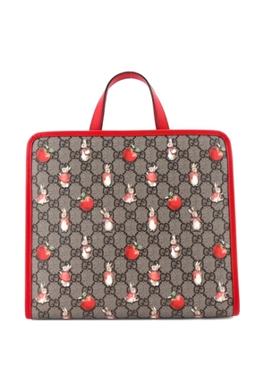 Gucci Pre-Owned x Peter Rabbit Kid's Printed GG Coated Canvas tote bag - Brown