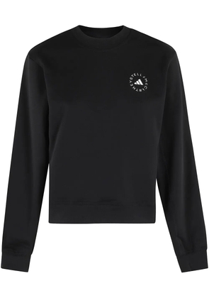 adidas by Stella McCartney logo-print sweatshirt - Black