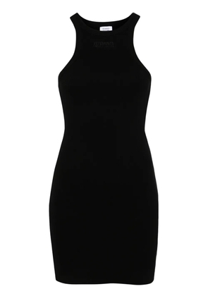 VETEMENTS racerback ribbed-knit minidress - Black