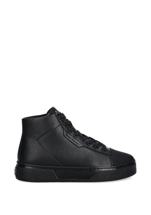 Armani Exchange high-top sneakers - Black