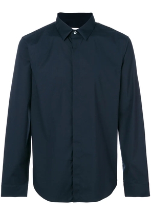 Jil Sander concealed fastening shirt - Blue