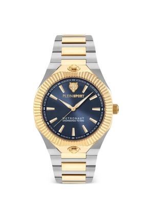 Plein Sport fluted bezel 45mm watch - Blue