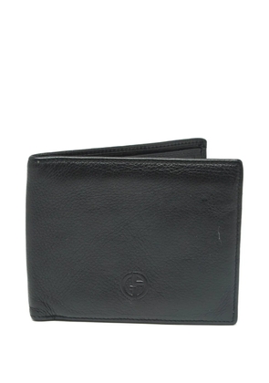 Giorgio Armani Pre-Owned leather bifold wallet - Black