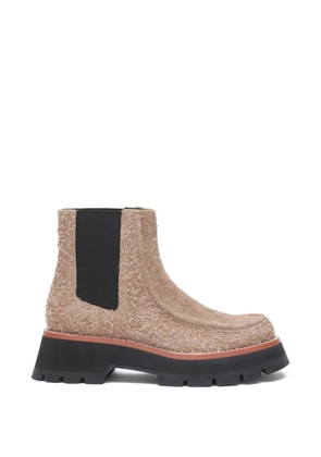 3.1 Phillip Lim Kate textured chelsea boots - Neutrals