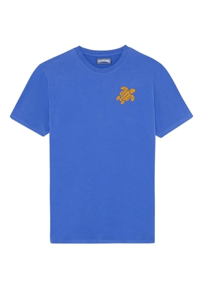 Vilebrequin logo-print T-shirt - Blue