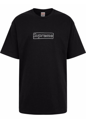 Supreme x Kaws Chalk Logo T-shirt - Black