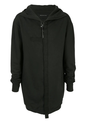 Tobias Birk Nielsen long zipped hoodie - Black