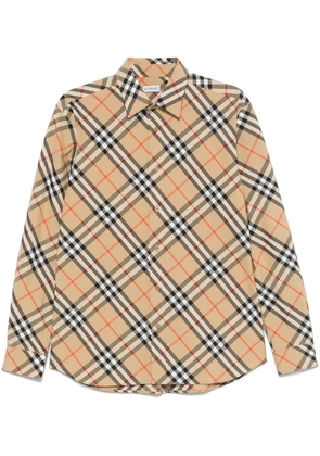 Burberry IP-check shirt - Neutrals