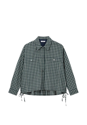 TOMBOY check-pattern shirt - Green