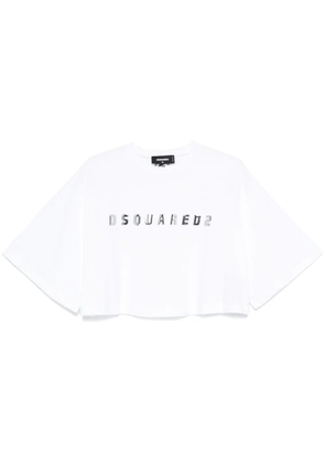 DSQUARED2 cropped T-shirt - White