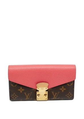 Louis Vuitton Pre-Owned Pallas monogram lock wallet - Pink