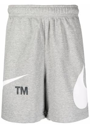 Nike logo-print shorts - Grey