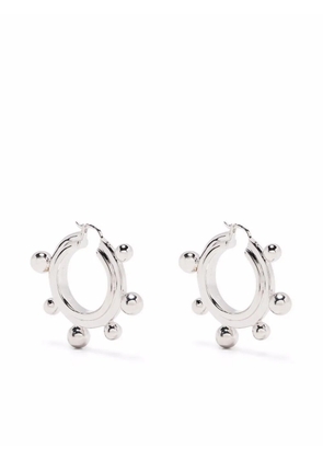 Missoma medium sphere hoop earrings - Silver