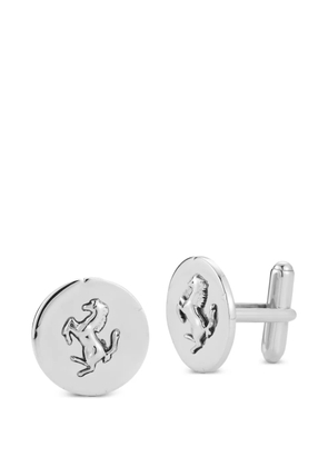 Mateo Stallion Coin Cufflinks - Silver