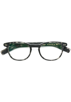 Lunor square framed glasses - Black