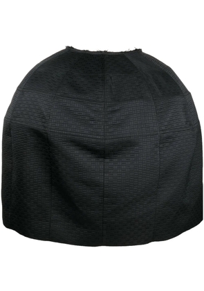 Comme Des Garçons panelled patterned-jacquard midi skirt - Black