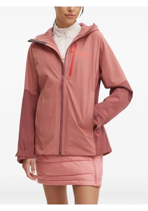 JACK WOLFSKIN Eagle Peak hooded colourblock jacket - Pink