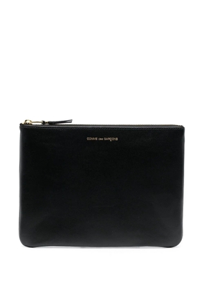 Comme Des Garçons Wallet logo-detail leather wallet - Black