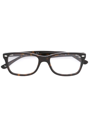 Ray-Ban tortoiseshell square glasses - Brown