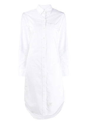Thom Browne knee-length shirt dress - White