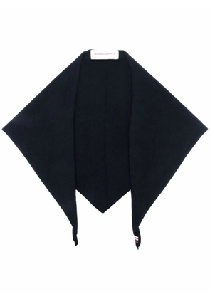 extreme cashmere knitted snood scarf - Blue