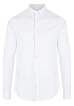 Armani Exchange long-sleeve cotton shirt - White