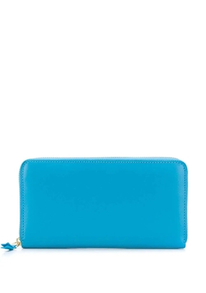 Comme Des Garçons Wallet zip-around leather wallet - Blue
