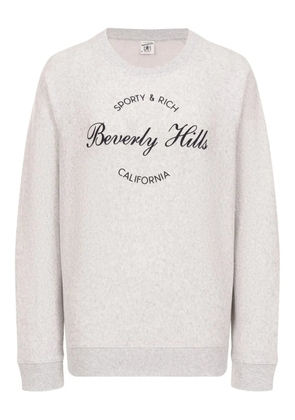 Sporty & Rich Beverly Hills Script sweatshirt - Grey