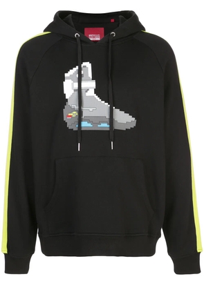 Mostly Heard Rarely Seen 8-Bit Turbo Tech raglan hoodie - Black