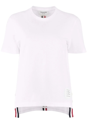 Thom Browne RWB striped T-shirt - White