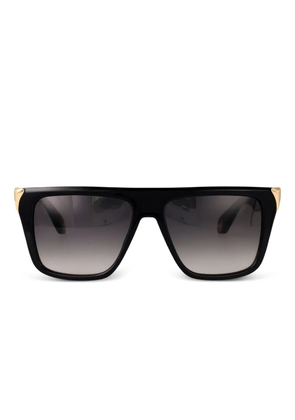 Roberto Cavalli gold-detail square-frame sunglasses - Black