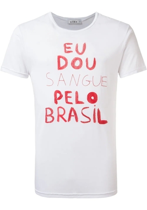 Amir Slama Eu Dou Sangue T-shirt - White