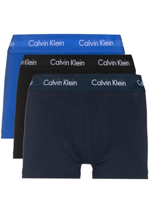 Calvin Klein Underwear set of three logo-print boxer briefs - Blue