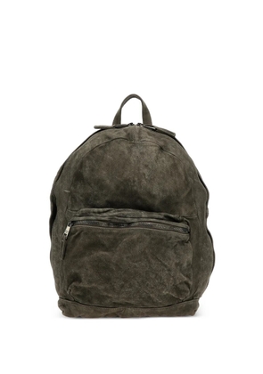 Giorgio Brato zip-fastening leather backpack - Grey