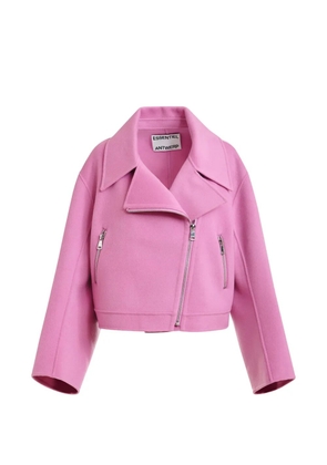 Essentiel Antwerp zip-up jacket - Pink