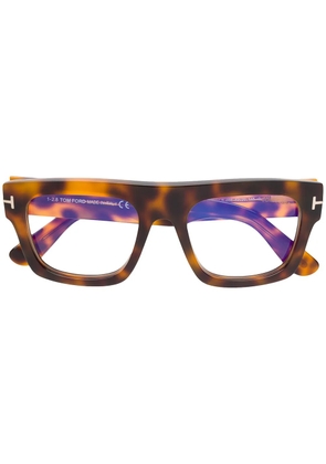 TOM FORD Eyewear tortoiseshell glasses - Brown