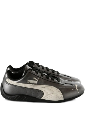 PUMA metallic-finish sneakers - Black