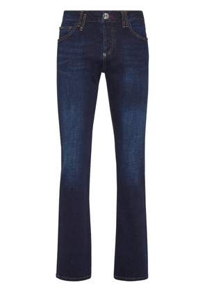 Philipp Plein Supreme Iconic low-rise straight-leg jeans - Blue
