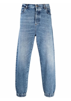 Balmain faded slim-fit jeans - Blue