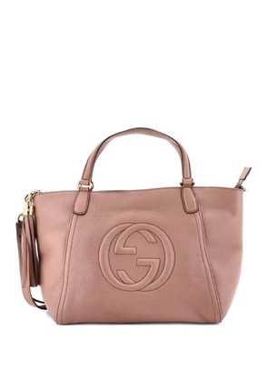 Gucci Pre-Owned Soho Convertible Top Handle Bag Leather Small satchel - Neutrals