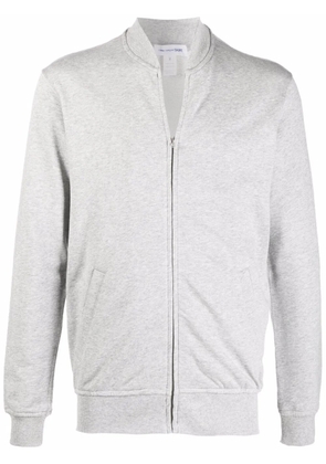 Comme Des Garçons Shirt x Kaws logo-print zip-up jumper - Grey