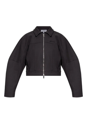 GANNI cotton jacket - Grey